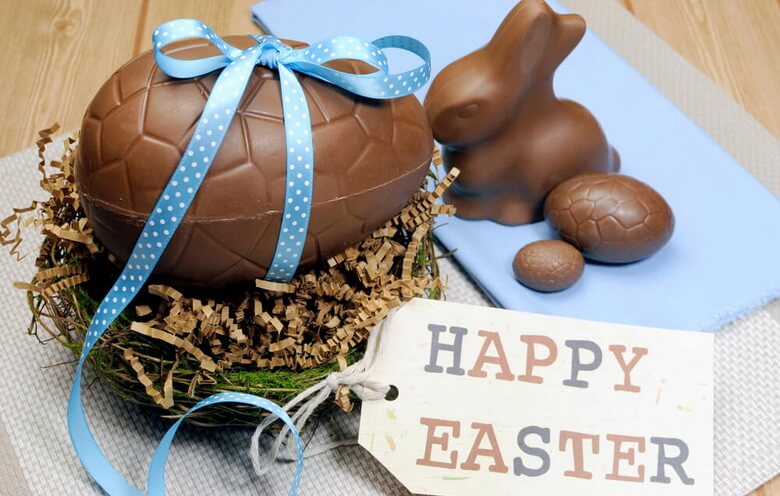 Символ католицької Пасхи - шоколадне яйце і кролик