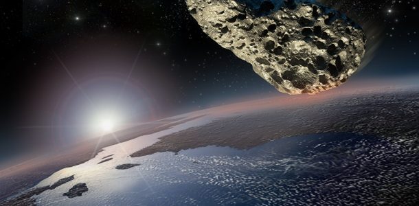 Великий астероїд входить в атмосферу