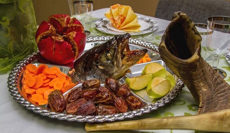 Блюда на святковому новорічному столі у євреїв