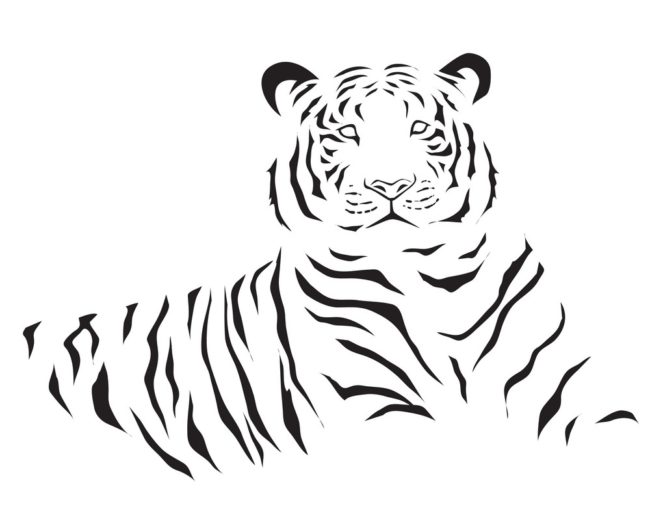 Витинанки на рік Тигра 2022: шаблони-вирезалкі на вікна